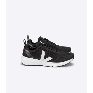 Veja CONDOR 2 ALVEOMESH Women's Shoes Black/White | NZ 488LIS